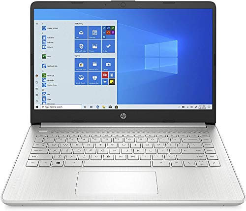 HP - PC 14s-dq0000sl Notebook, Celeron N4020, 4 GB RAM, 64 GB eMMC, gráficos UHD Intel, Windows 10 Home S, pantalla 14 HD antirreflejante, webcam, lector micro SD, USB, HDMI