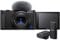 Sony Vlog-Kamera ZV-1 (Digitalkamera, 24-70mm, seitlich klappbares Selfie-Display für Vlogging & YouTube, 4K Video) + Mikrofon