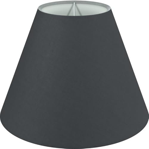 Wogati® Premium Lampenschirm E14/E27 Baumwolle | verschiedene Größen & Farben | Farbe: Schwarz/Größe: XS | Kronleuchter Lampenschirm Stehlampe + Lampenschirm Hängelampe + Lampenschirm für Tischlampe