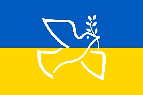 Ukrainische Flagge, Ukrainische Flagge, 150 cm x 90 cm, ukrainische Flagge