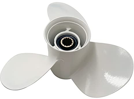 SLEIPNIR Propeller 10 3/8x13 für Yamaha Außenborder Schrauben 40-55 Pferdestärke Aluminium 13 Zähne OEM Nr.: 6H5-45945-00-EL 10.4x13
