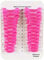 Generic VG3J Modell Ordner 26PCS Weiche Wiederverwendbare Kunststoff Nagellack Schablone Überlauf Wrap 10 Größen Nägel Für Nail Art Malerei Stempeln Nettes Design
