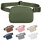 Bauchtasche Gürteltasche für Damen und Herren, Klein Stylisch Fanny Pack mit Verstellbarem Riemen, Lulu Umhängetasche Lemen Taschen für Outdoor Fitness Wandern und Sport（Olivgrün）