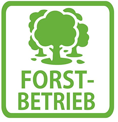 Forst Aufkleber Auto Sticker Forstschutz Forstbetrieb Bäume (Motiv 2, Dunkelgrün)
