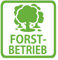 Forst Aufkleber Auto Sticker Forstschutz Forstbetrieb Bäume (Motiv 2, Dunkelgrün)