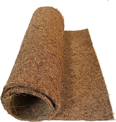 pemmiproducts Nagerteppich aus 100% Kokosfasern, 100 x 40 cm, ca. 7mm dick (EUR 32,25/m²), Kokosmatte, Nagermatte als Käfig Bodenabdeckung, Kokosfasermatte, Nagerteppich, Kokosfasermatte