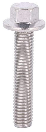 10 Pz M8 Bullone Acciaio Inossidabile, Bulloni Esagonali Inossidabili SS304 Viti Flangiate Con Testa Esagonale Bulloni con Rondella Testa (M8*40)