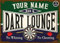 ELITEPRINT Personalised Dart Lounge & Bar Sign Indoor/Outdoor Game Room Decor Metal Plaque - Wall Art Decorations (A5 (14.8cm x 21cm))