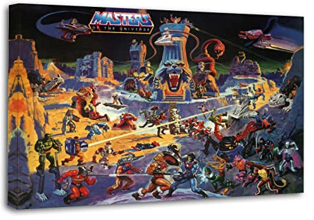 NOEMOHA Poster Master of The Universe, dekoratives Gemälde, Leinwand-Wandposter und Kunstdruck, modernes Familienschlafzimmer-Dekor-Poster, 60 x 90 cm