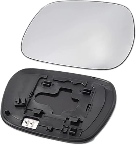 Spiegelglas Ersatz für Toyota Corolla Verso 2001-2004, Umkehrlinse Rückfahrglas Spiegel, Beheizbar Asphärisch mit Trägerplatte Spiegelglas Glas,Right