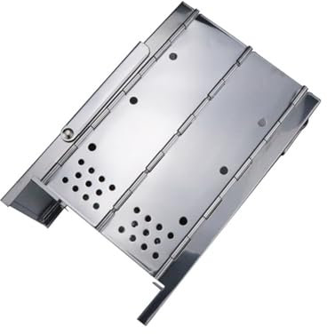 IWOWHERO Quadratischer Holzofen Kochutensilien Aus Edelstahl Kochgeschirr Aus Edelstahl Grillofen Tragbar Rostfreies Kochgeschirr Tragbarer Grillofen Outdoor-ofen Herd Draussen