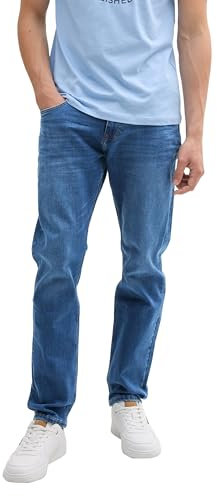 Tom Tailor Kate Straight Jeans, Clean Light Stone Blue Denim, 31/28