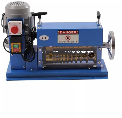 Electric Cable Stripping Machine 370W Portable Wire Stripper 1.5mm-38mm Automatic Wire Stripping Tool High-Speed Steel Blades Dual-Use Design