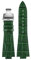 ewgrkba 26 * 12mm Rindsleder Armband kompatibel mit Tissot PRX Serie 40MM T137.407/T137.410 Herren Casual Fashion Ersatz + Werkzeug(Green silver buckle)
