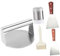 PRETYZOOM 1 Satz Fleischpresse Aus Edelstahl Grillutensilien Für Den Außengrill Grillwerkzeuge Burger-presswerkzeug Patty-maker-form Bbq-tool Burgerpresse Grillzubehör-kit Grillen Kieselgel