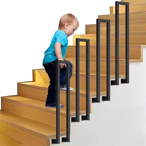 Geländer U-förmiges Treppengeländer, Handlauf for Außenstufen, Treppengeländer for Innenräume, Handläufe for Treppen, Handläufe for Außenstufen, Treppenhandlauf for Balkone, Flure, Wohnungen, Villen,
