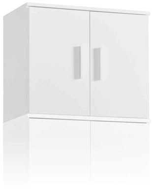 mokebo Schrankaufsatz 'Der Turm' Mehrzweckschrankaufsatz weiß für extra Stauraum und Höhe, kombinierbar mit unseren Mehrzweckschränken