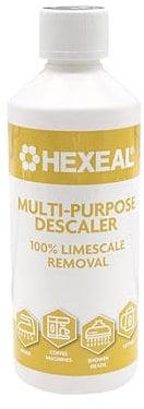 Hexeal Multipurpose Descaler 500ml – 500ml Bottle of Descaler for Kettles, Coffee Machines, Irons & Shower Heads – Fast Acting 100% Limescale Removal for Home Appliances
