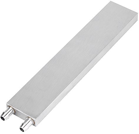CPU Liquid Water Enfriador de Aluminio Fleadillo de Calor para la Computadora Portátil para PC, Vía Fluvial en Forma U Agua CPU la Computadora (40 * 200 * 12 mm)