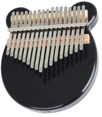 Kalimba Kalimba Aus Schwarzem Acryl Mit 17 Tasten Und Lautsprecheranschluss