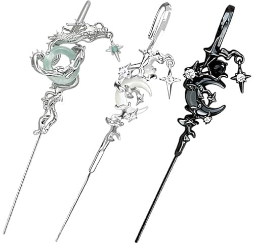Gothic Schmuck, 3 Ohrringe Set Punk Mond Ohrringe, Gothic Vintage Schmuck, Accessoires, Perfekt Für Party, Hochzeit Und Täglichen Stil