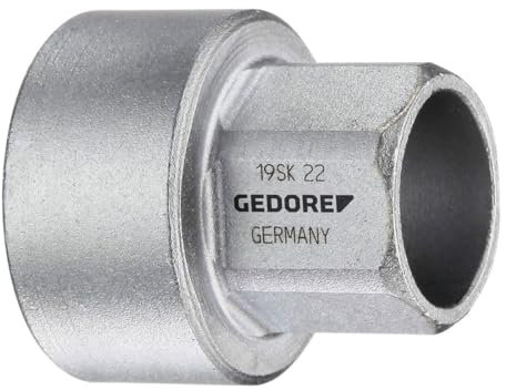 GEDORE Steckschlüsseleinsatz 1/2 Zoll kurz, 22 mm, 1 Stück, 19 SK 22