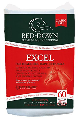 Bed-Down Excel Horse Bedding & Small Animal Poultry Bedding Handy Bale 20kg Dust Extracted Lemon Fragrance Chopped Wheat Straw Bedding