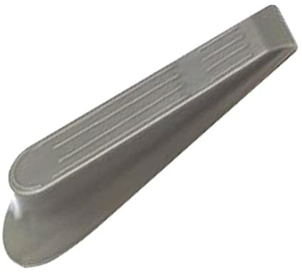 Merriway® BH01614 (5 Pcs) Grey Plastic Door Wedge Stoppers, 125 x 43mm - Pack of 5 Pieces