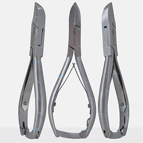 YNR Professional Toe Nail Cutters Clippers Nippers Chiropody Podiatry Heavy Duty - for Very Thick Nails Fungus Nails