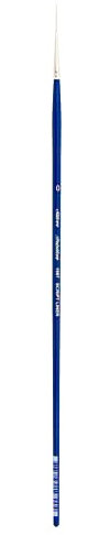 Silver Brush Bristlon Script Liner Long Handle Series 1907 Size 0, Synthetic Bristle, Cobalt Blue, 30x1x1 cm