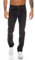Lorenzo Loren Herren Jeans Hose Denim Jeans Used-Look Regular-Fit [LL326 - Schwarz - W32 L36]