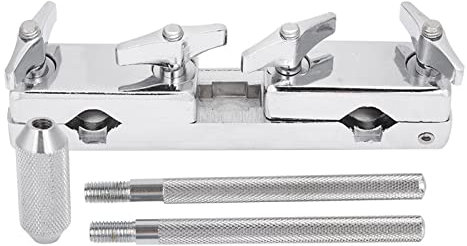 Drum Set Verbindungsklemme Halter Halteklammer, Eisen Perkussion Drum Anschluss Clip & Bracket Rod