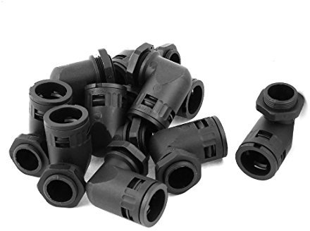 Aexit AD21.2 PG16 Plastic Hose Elbow 90 Degree Connector Corrugated Tube Cable Glands 10pcs (fd538bbf2afe3f5ba26ccba5ba21b960)