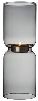 Iittala Kerzenhalter Lantern Glas grau, 25cm