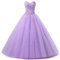 Zorayi Damen Liebsten Lang Tüll Formellen Abendkleid Ballkleid Festkleider Flieder Größe 42