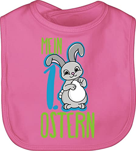 Baby Lätzchen - Ostergeschenke - Mein 1. Ostern Hase I Osterhase I Oster Hase - Unisize - Pink - geschenk 1 jahr ostergeschenk easter my babylätze erste geschenke für 5 monate altes ostermotiv