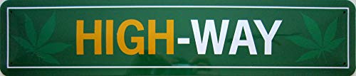 Schild Blechschild Strassenschild Highway high Blatt