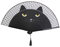 Folding Silk Fan Black Cartoon Cute Cat Bamboo Handheld Folded Fan for Kids Men Women Decorations Festival