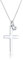 Elli Halskette Damen Kreuz Anhänger Religion Zeitlos mit Kristall aus 925 Sterling Silber