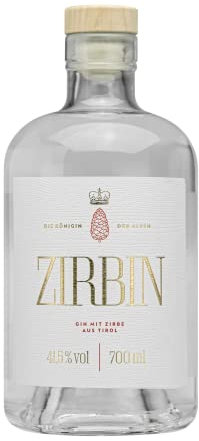 ZIRBIN Gin mit Zirbe aus Tirol, das Original aus Österreich, 41,5%, 0,7l