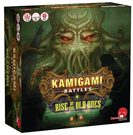 Kamigami Battles: Rise of The Old Ones Brettspiel, Wähle deinen Lieblingsgott/Göttin und kämpfe um dein Lieblings-Pantheon, Kartenspiel, Kartenspiel, 2–6 Spieler, ab 14 Jahren, 60 Minuten Spielzeit