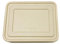 DISPOSABLE GREEN® | Bagasse Compartment Plates| Super Strong | Unbleached Sugarcane Bagasse | Home COMPOSTABLE, Biodegradable, ECO Friendly (100, LID [Fits 5 Compartment Plate])