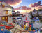CaptainCrafts Paint by Numbers for Adults, DIY Paint by Numbers with Canvas Acrylic Art Crafts Home House Decor 16x20 Inch Harbor Boat Scene (Frameless, Harbor Boat Scene)