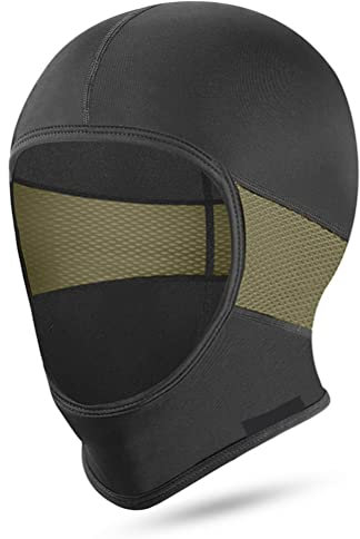 Gohhey Sturmhaube Herren Damen EIS Seide UV Schutz Gesichtsmasken Sturmmaske für Radfahren Outdoor Sports Vollgesichtsmaske Breath, Grün