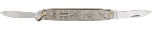 Freimaurer-Taschenmesser mit 2 Klingen.
