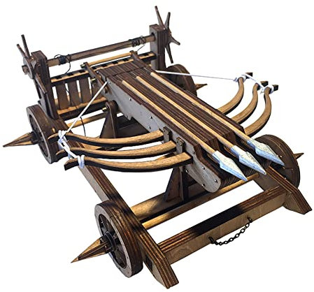 YAQUMW Die Wu-Hou Armbrust Chariot China Three Kingdoms Waffen DIY Scale Model Kits-3D Retro Holzpuzzle Desktop-Spielzeug Geschenk für Erwachsene