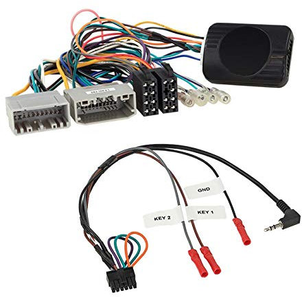 Lenkradfernbedienung Adapter Interface LFB Multi-Anschluss passend für Jeep Grand Cherokee II + III kompatibel mit verschiedenen Autoradios