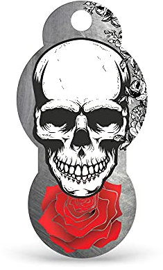 TRIGGI® der Einkaufswagenlöser - Einkaufswagenchip abziehbar Totenkopf-Serie (Rosie)