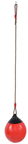 Ball Swing Seat, Inflatable Ball Swing Seat 29cm/11.4inch Kids Swing Seat with Hanging Rope Chain for Indoor Outdoor Garden, Pogo Sticks
