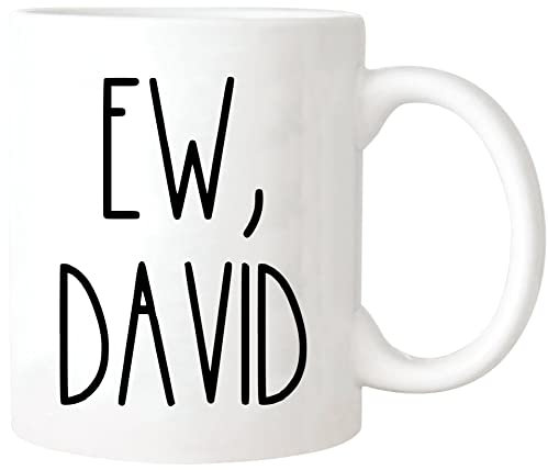 Nomkat - Ew, David Kaffeetasse, lustige David-Tasse, Alexis, lustige Kollegen-Tasse, Tasse für ihn, für sie, Tasse für Ehemann, 325 ml Keramik-Kaffeetasse/Teetasse
